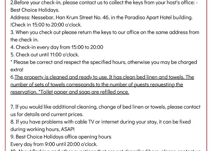 Appartement Balkan Breeze 15 Slantchev Briag